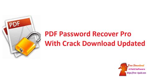 PDF Password Recover Pro 4.0.0.0 With Crack 